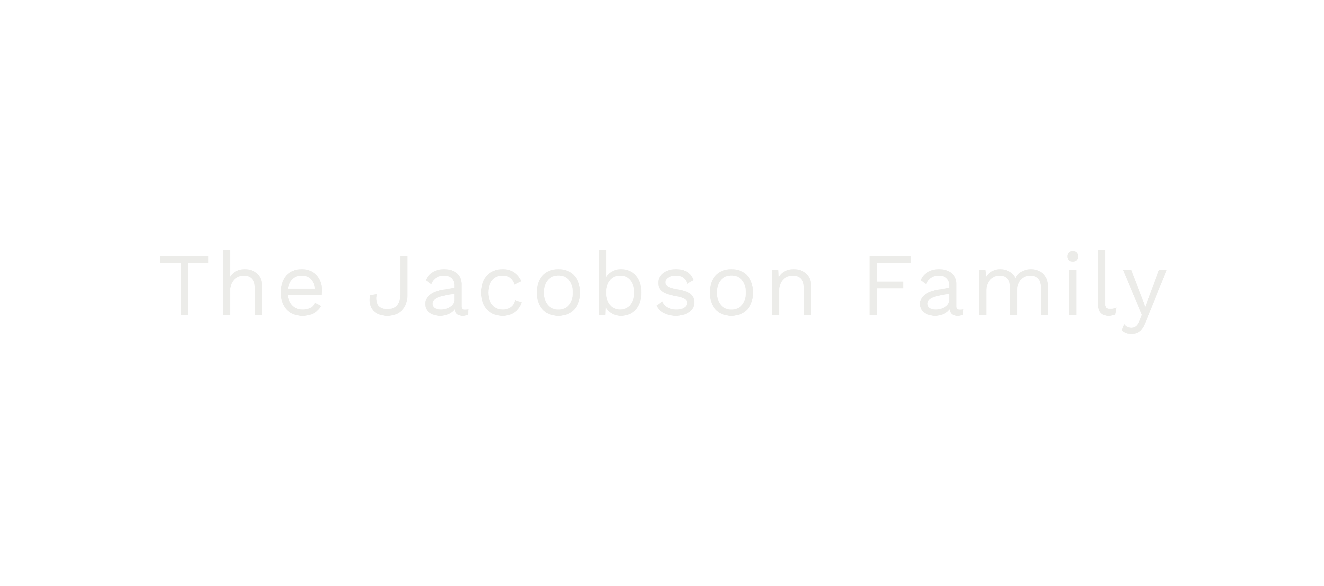 25 TH ANNIVERSARY SPONSOR Jacobson Family