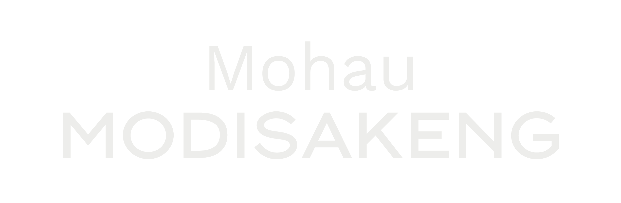 Mohau Modisakeng Logo