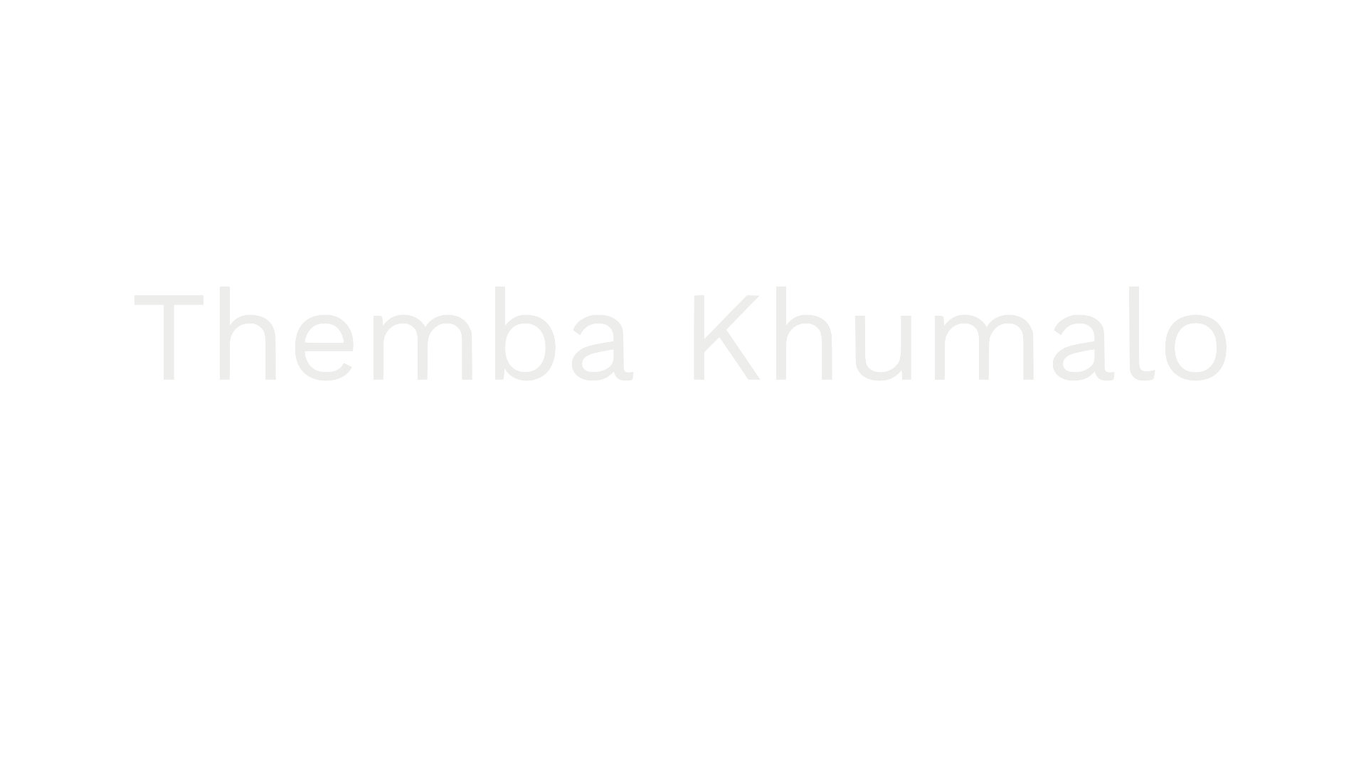 Themba Khumalo
